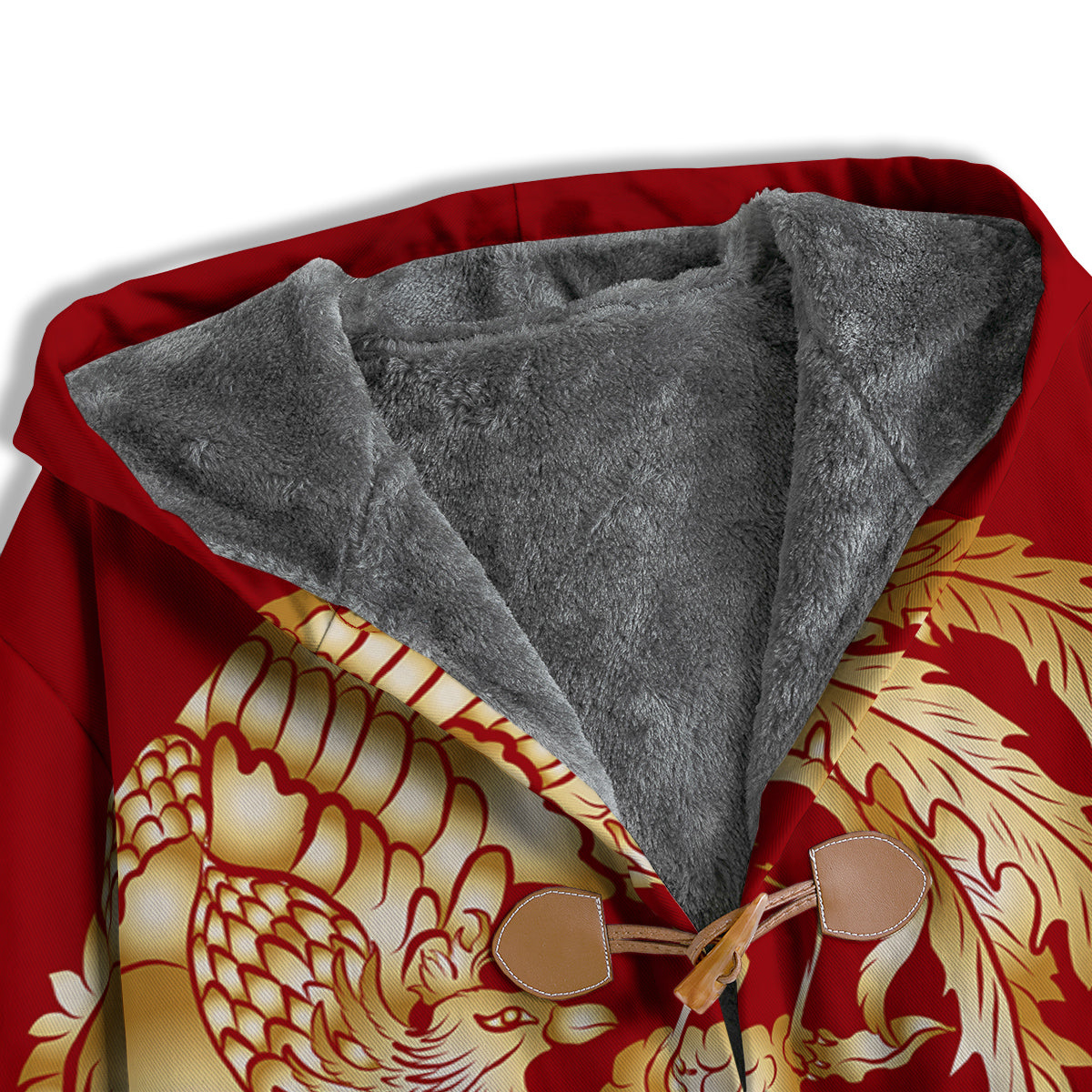 Phoenix Chinese Print Men's Windbreaker Jacket-grizzshop