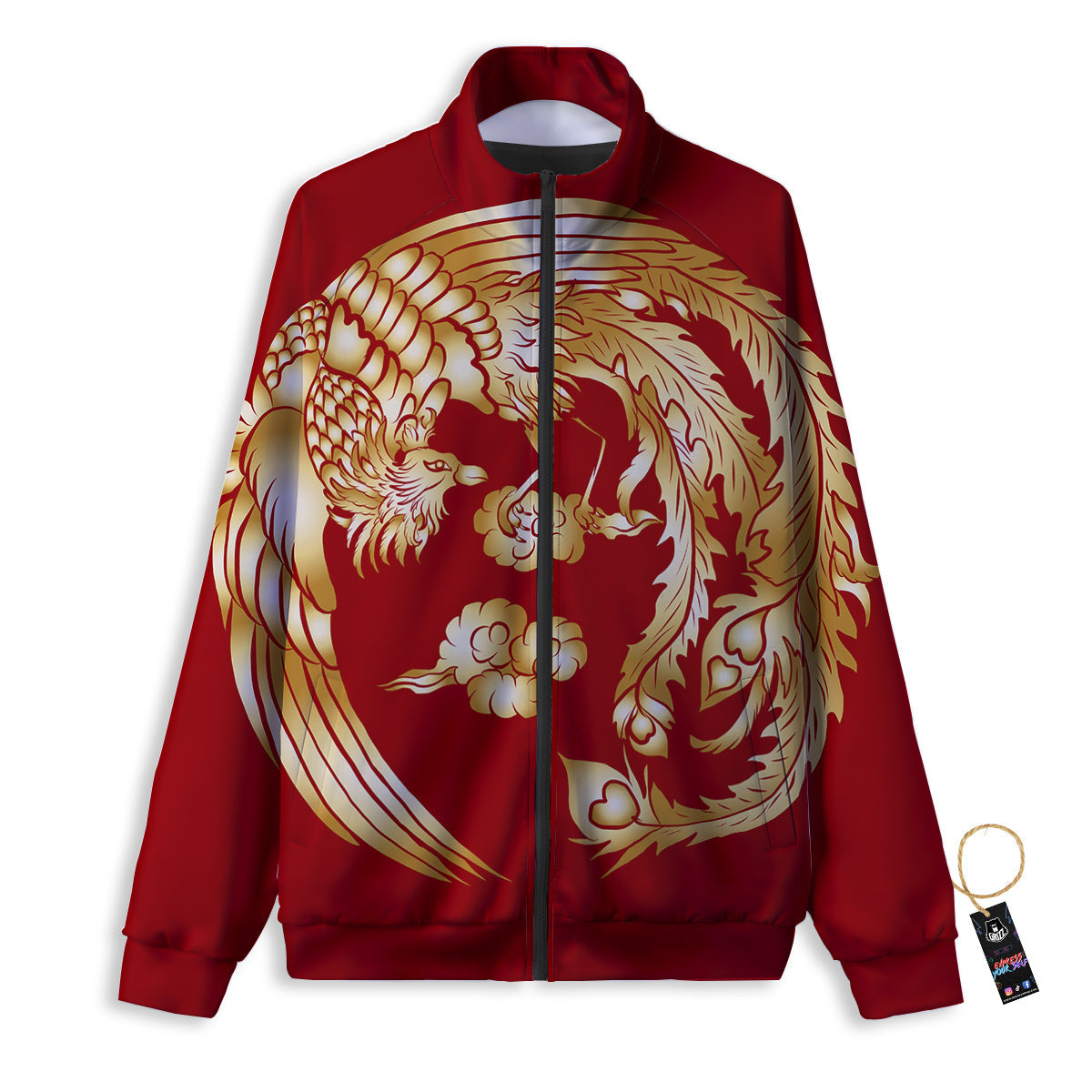 Phoenix Chinese Print Track Jacket-grizzshop