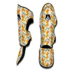 Phoenix Floral Pattern Print Muay Thai Shin Guards-grizzshop