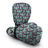 Phoenix Floral Print Pattern Boxing Gloves-grizzshop