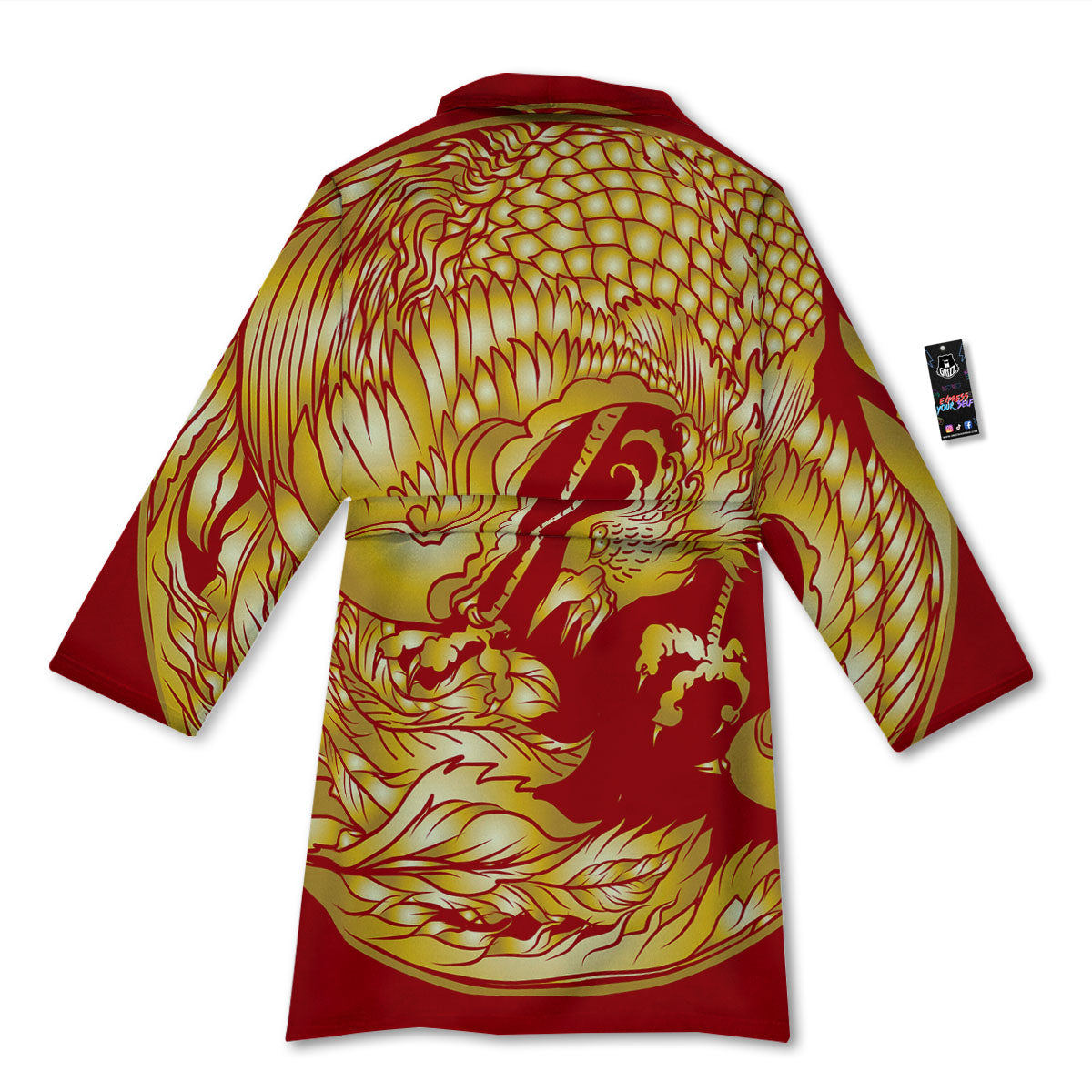 Phoenix Japanese Print Bathrobe-grizzshop