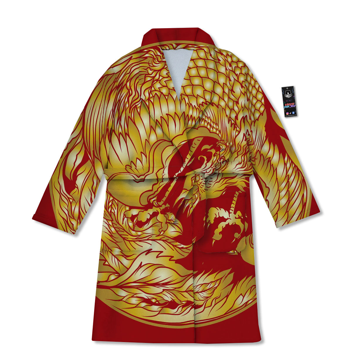 Phoenix Japanese Print Bathrobe-grizzshop