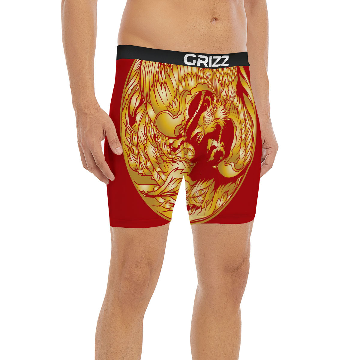 Phoenix Japanese Print Boxer Briefs-grizzshop