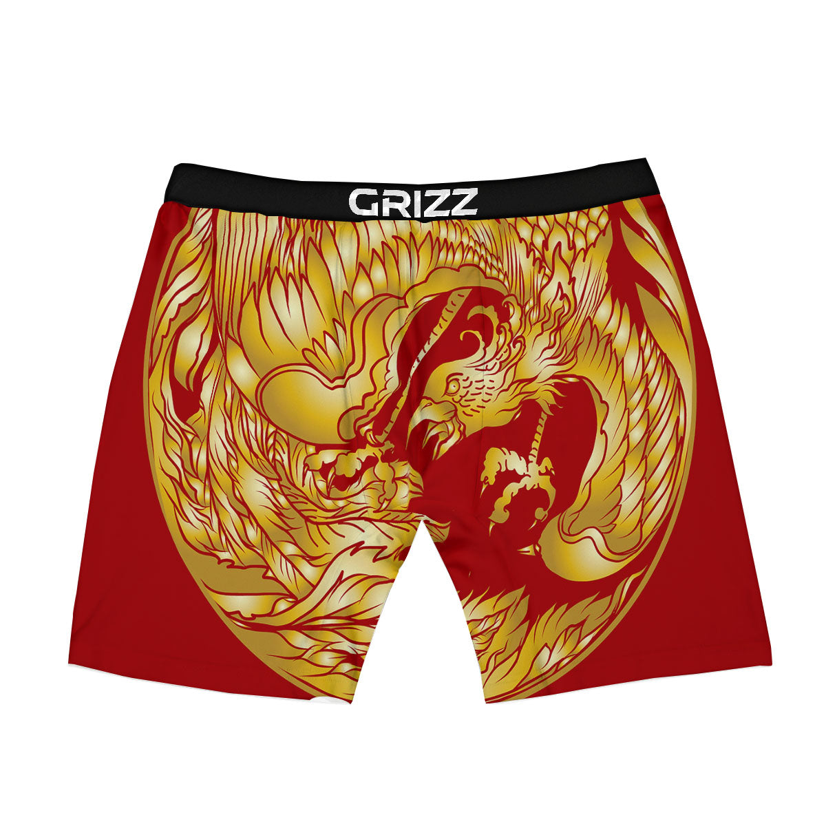 Phoenix Japanese Print Boxer Briefs-grizzshop