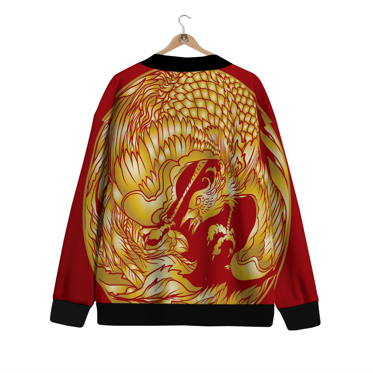 Phoenix Japanese Print Cardigan-grizzshop