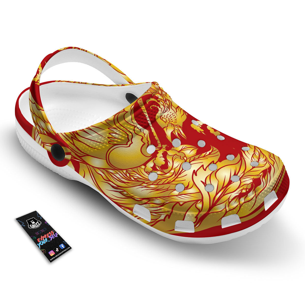 Phoenix Japanese Print Clog-grizzshop