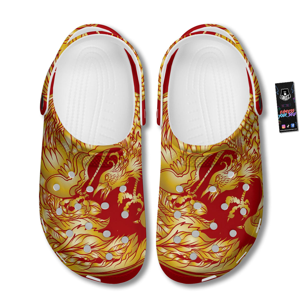 Phoenix Japanese Print Clog-grizzshop
