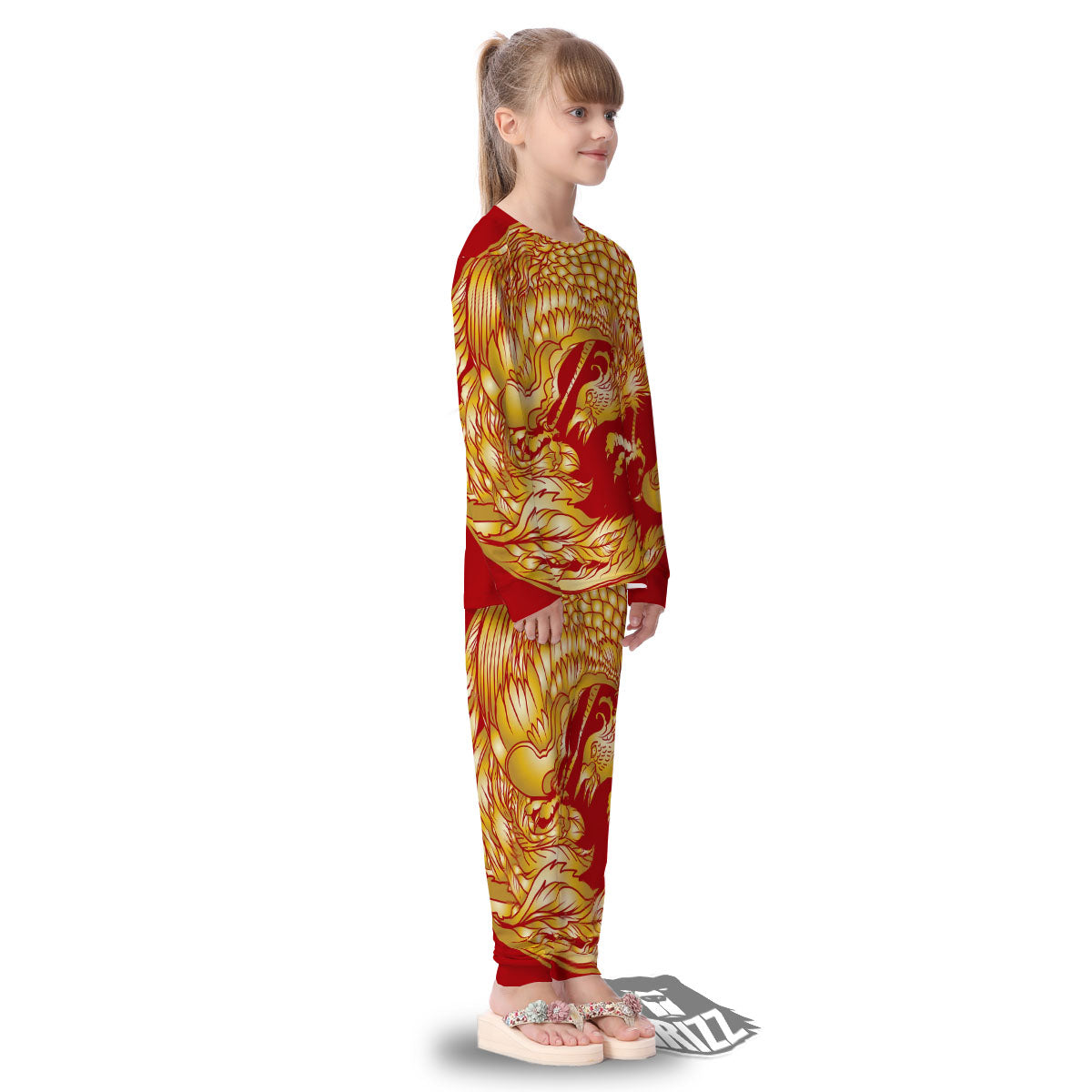 Phoenix Japanese Print Kid's Pajamas-grizzshop