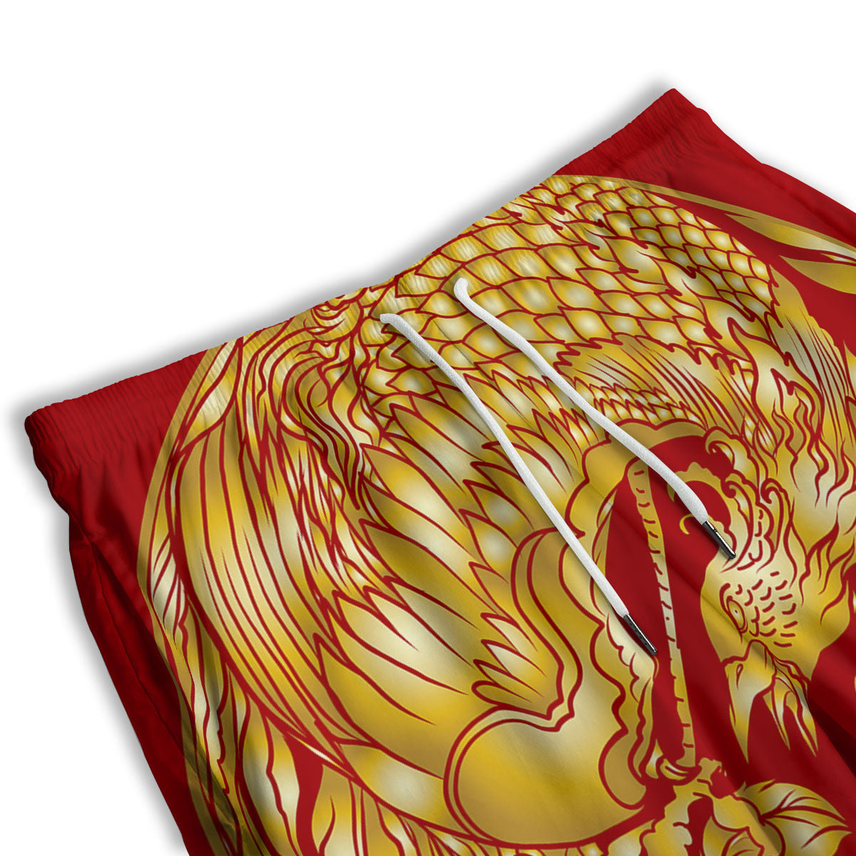 Phoenix Japanese Print Men's Athletic Shorts