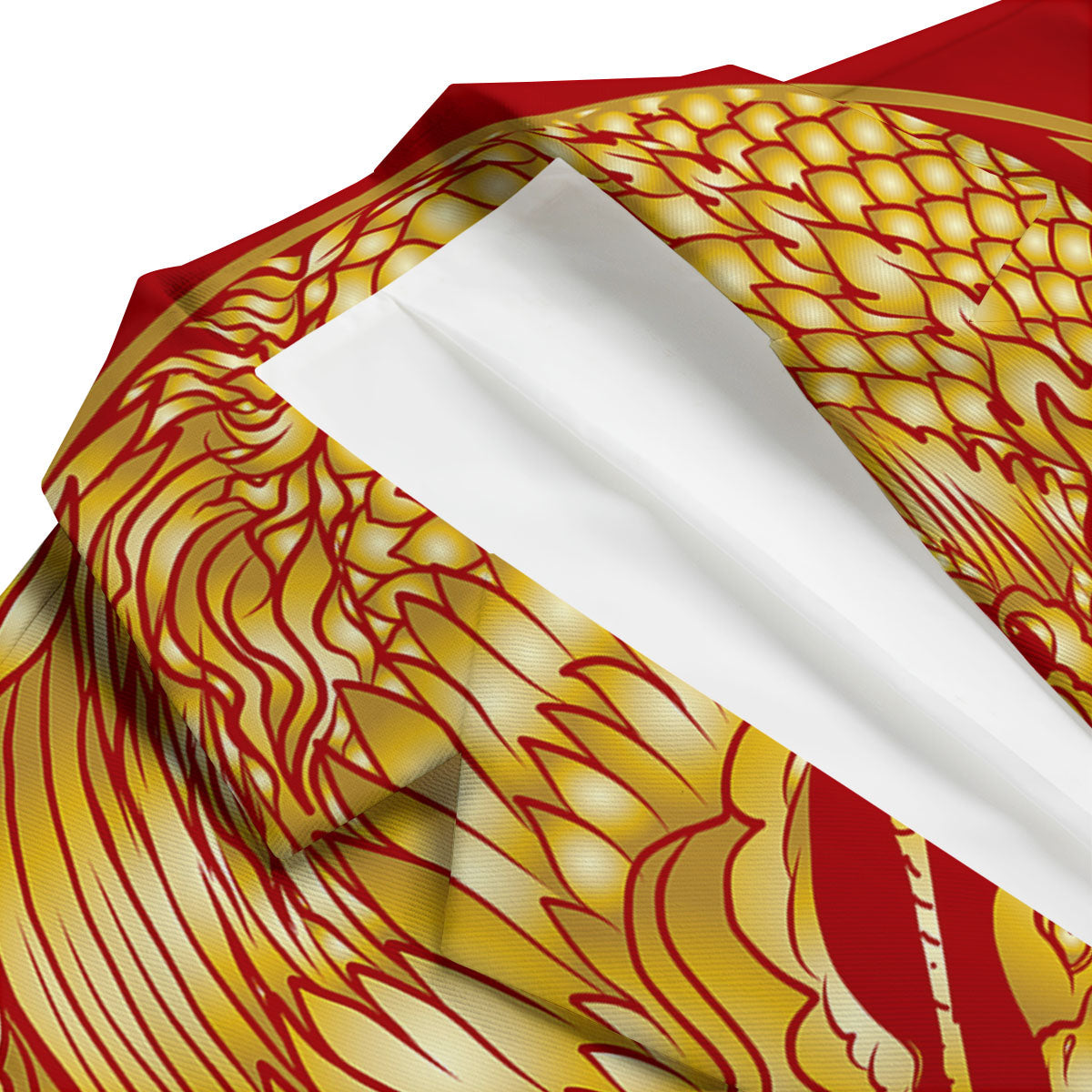 Phoenix Japanese Print Men's Blazer-grizzshop