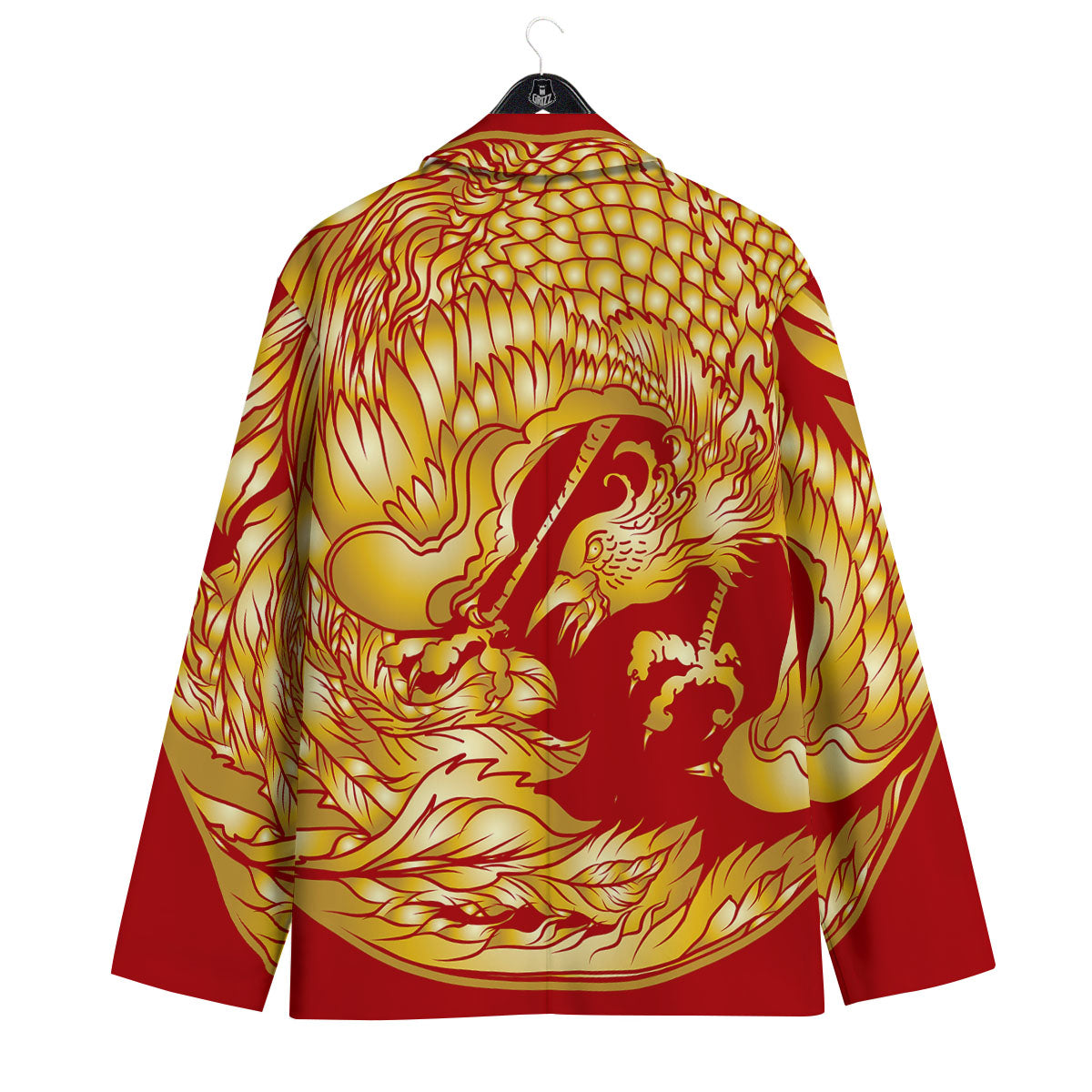 Phoenix Japanese Print Men's Sport Coat-grizzshop