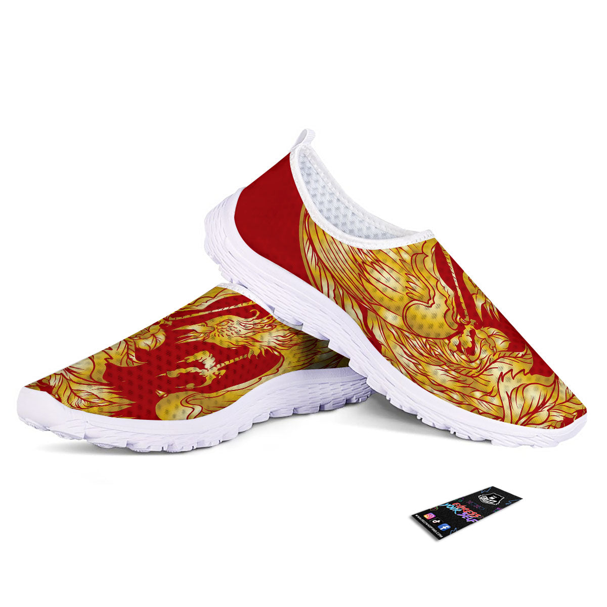 Phoenix Japanese Print Nurse Shoes-grizzshop