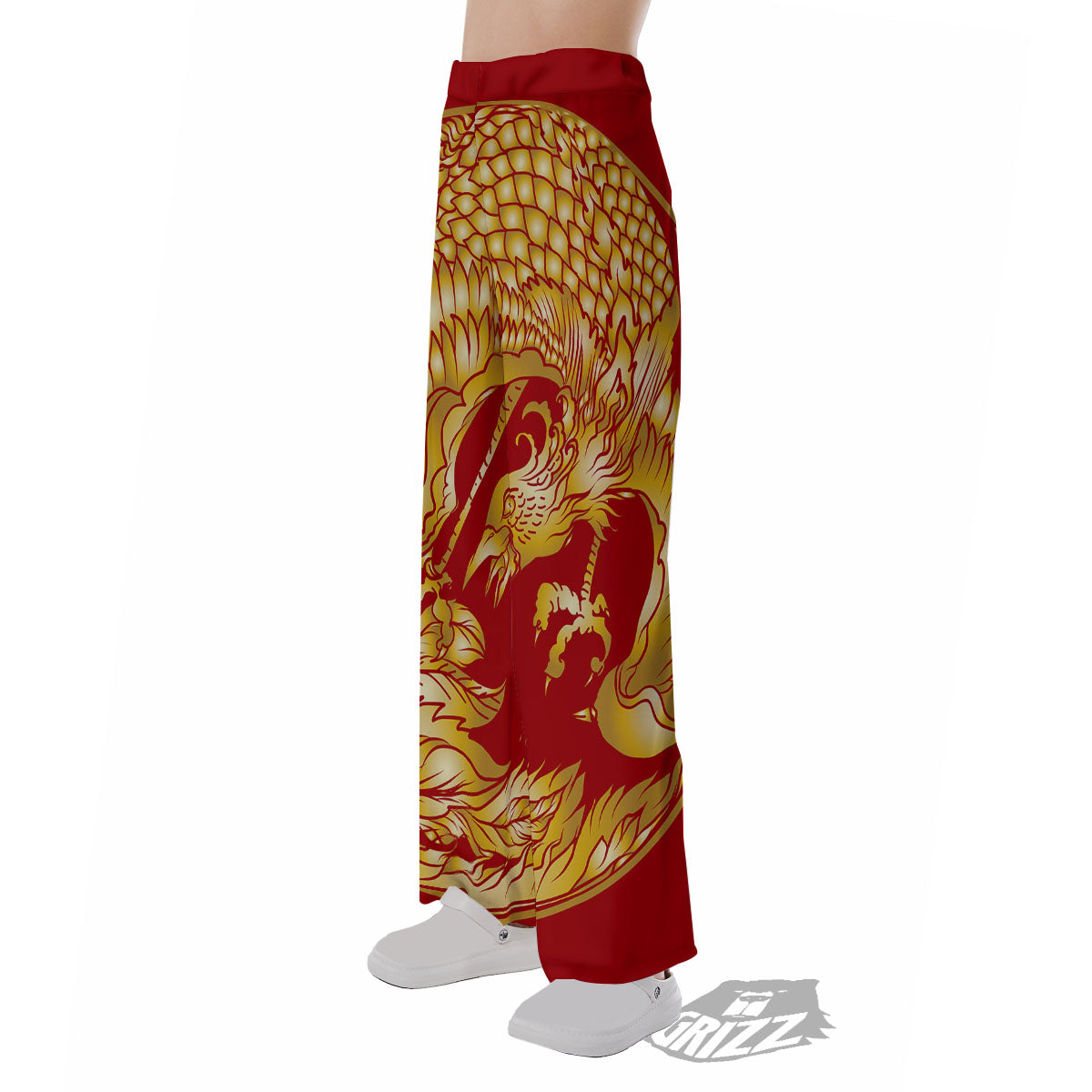 Phoenix Japanese Print Pajama Pants-grizzshop