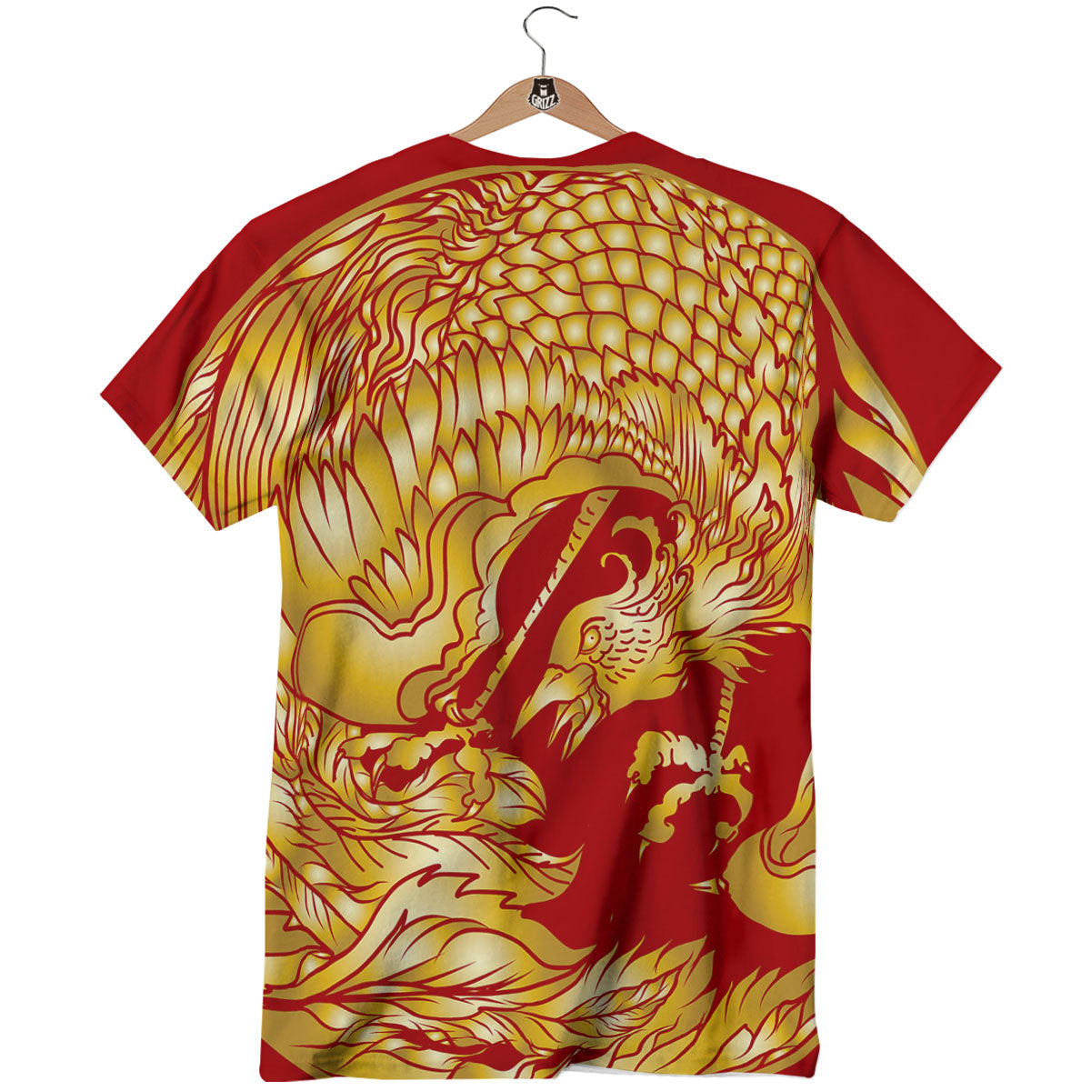Phoenix Japanese Print T-Shirt-grizzshop