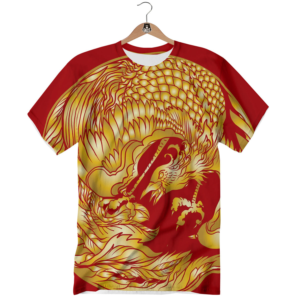 Phoenix Japanese Print T-Shirt-grizzshop