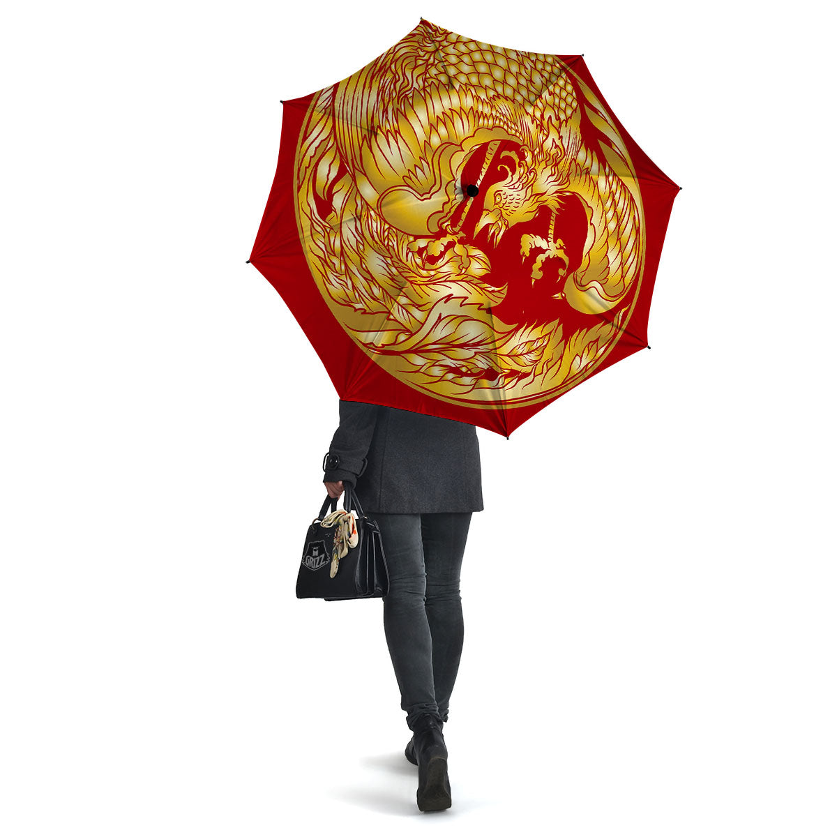 Phoenix Japanese Print Umbrella-grizzshop