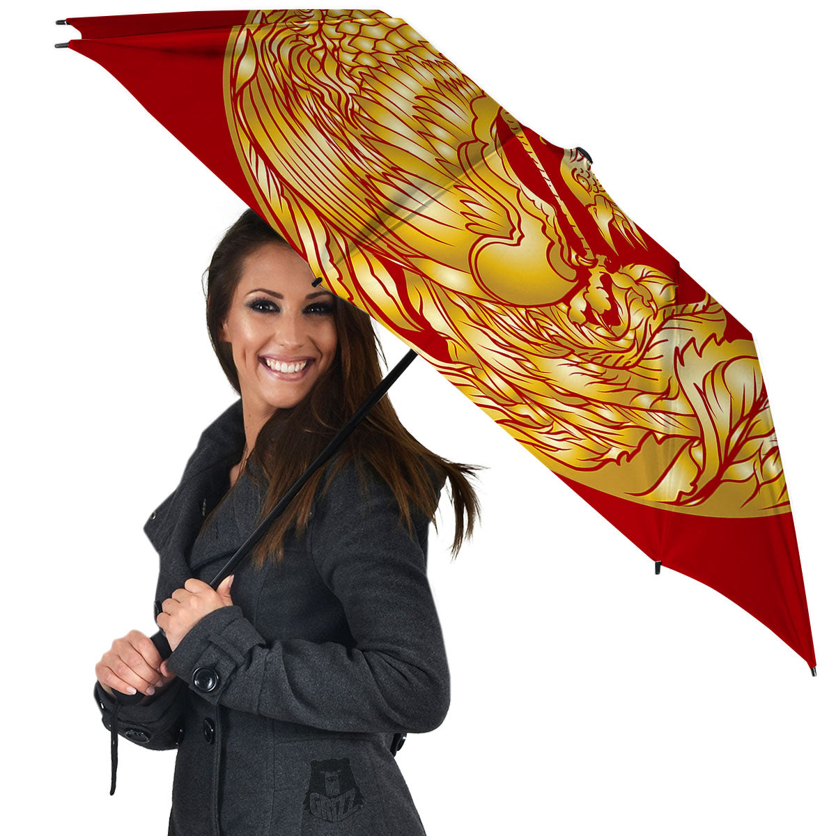 Phoenix Japanese Print Umbrella-grizzshop