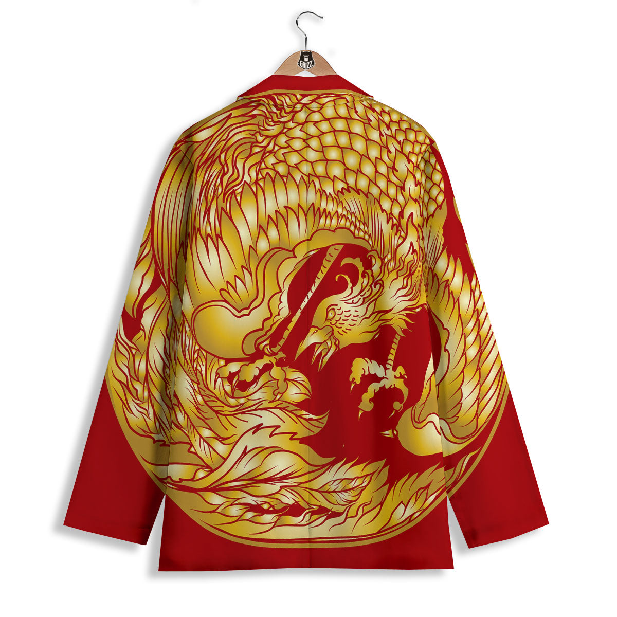 Phoenix Japanese Print Women's Blazer-grizzshop