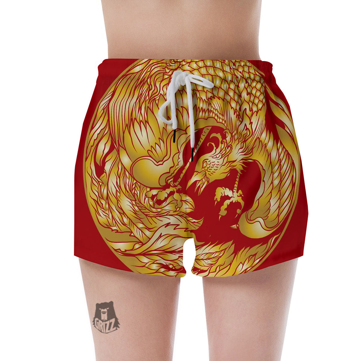 Phoenix Japanese Print Women's Shorts-grizzshop