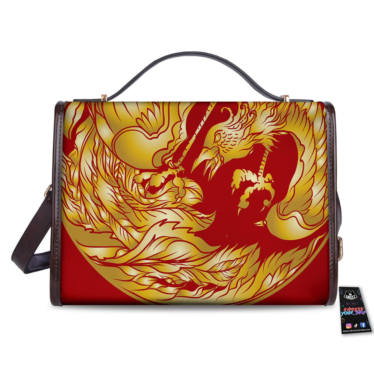 Phoenix Japanese Print Women's Satchel Bag