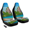 Phuket Thailand Cartoon Print Car Seat Covers-grizzshop