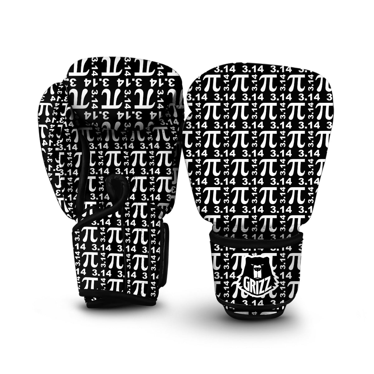 Pi 3.14 Math Print Pattern Boxing Gloves-grizzshop