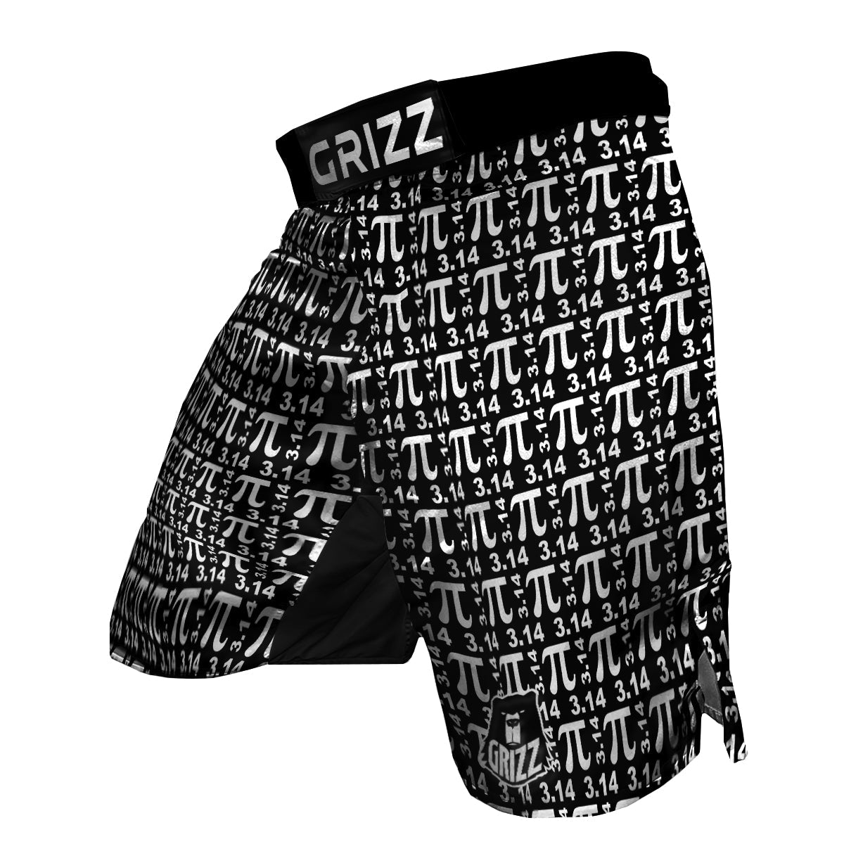 Pi 3.14 Math Print Pattern MMA Shorts-grizzshop