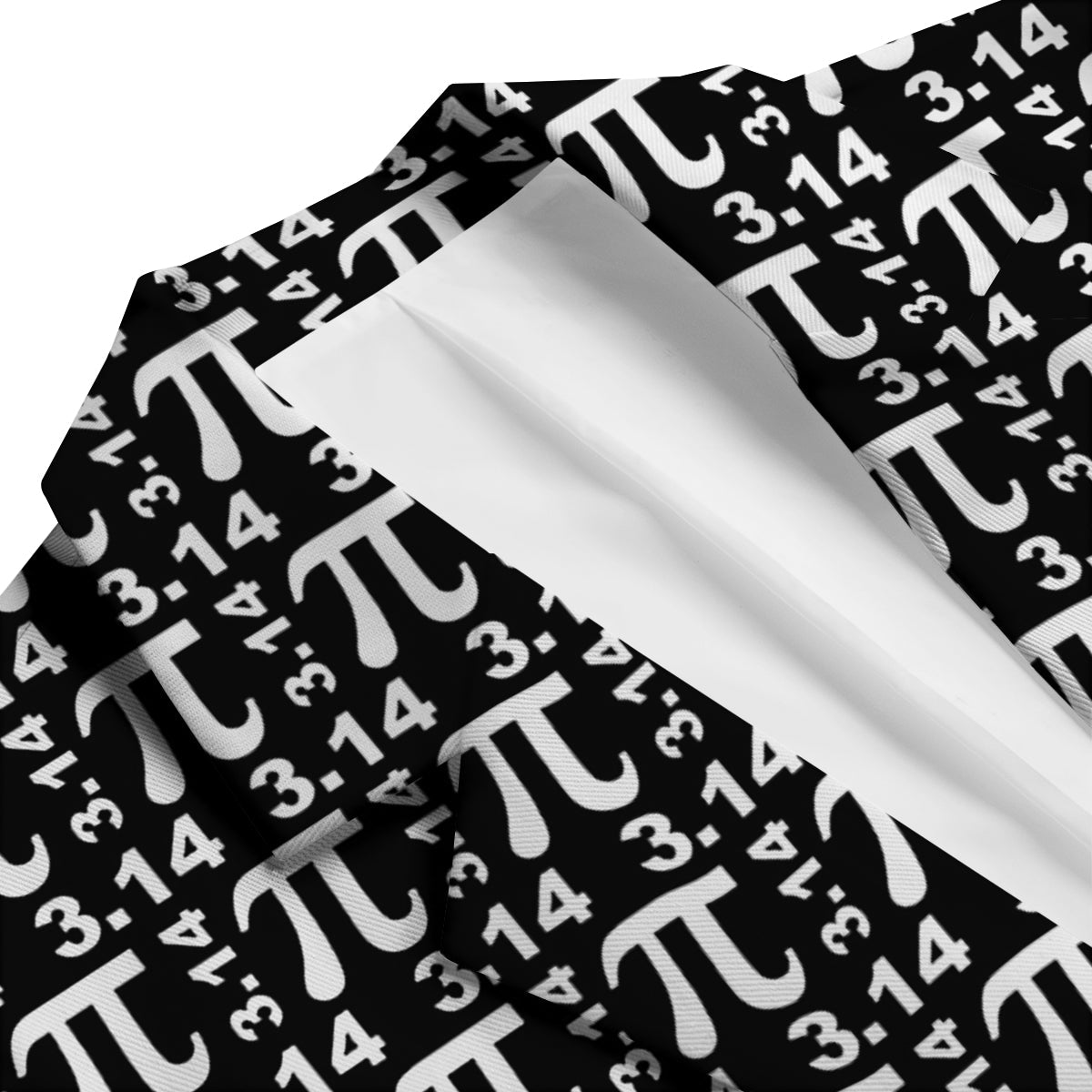 Pi 3.14 Math Print Pattern Men's Blazer-grizzshop
