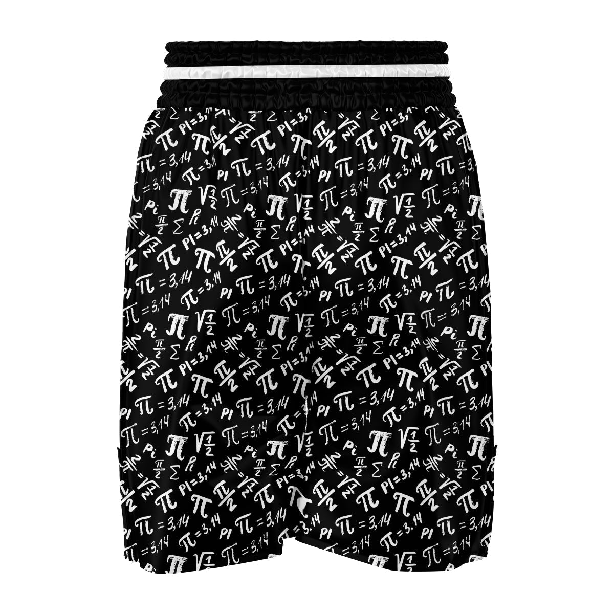 Pi Math Print Pattern Boxing Shorts-grizzshop