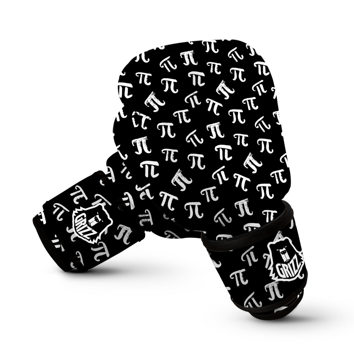 Pi Symbol Math Print Pattern Boxing Gloves-grizzshop