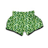 Pickle Cucumber Pattern Print Muay Thai Boxing Shorts-grizzshop