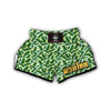 Pickle Cucumber Pattern Print Muay Thai Boxing Shorts-grizzshop