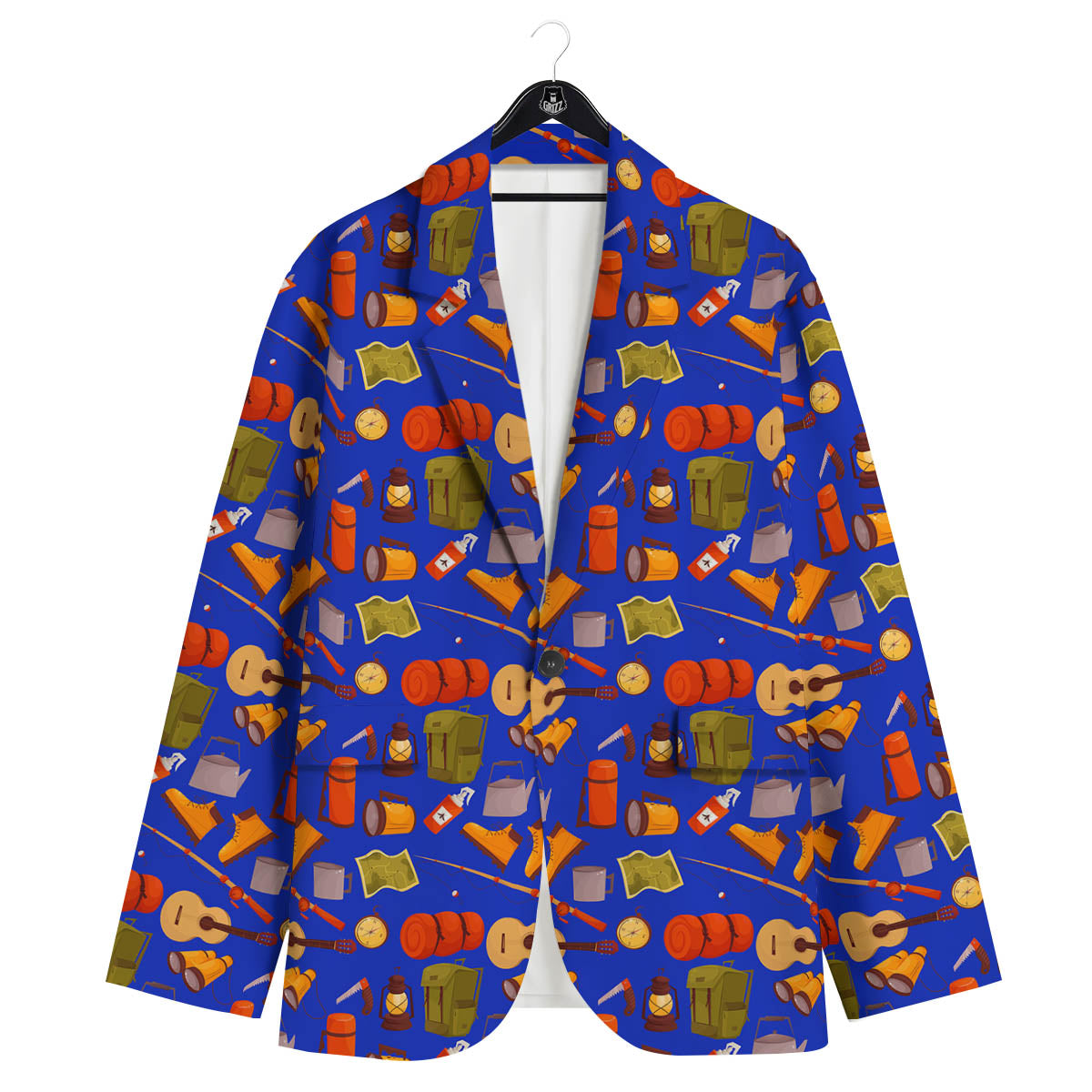 Picnic Camping Print Pattern Men's Sport Coat-grizzshop
