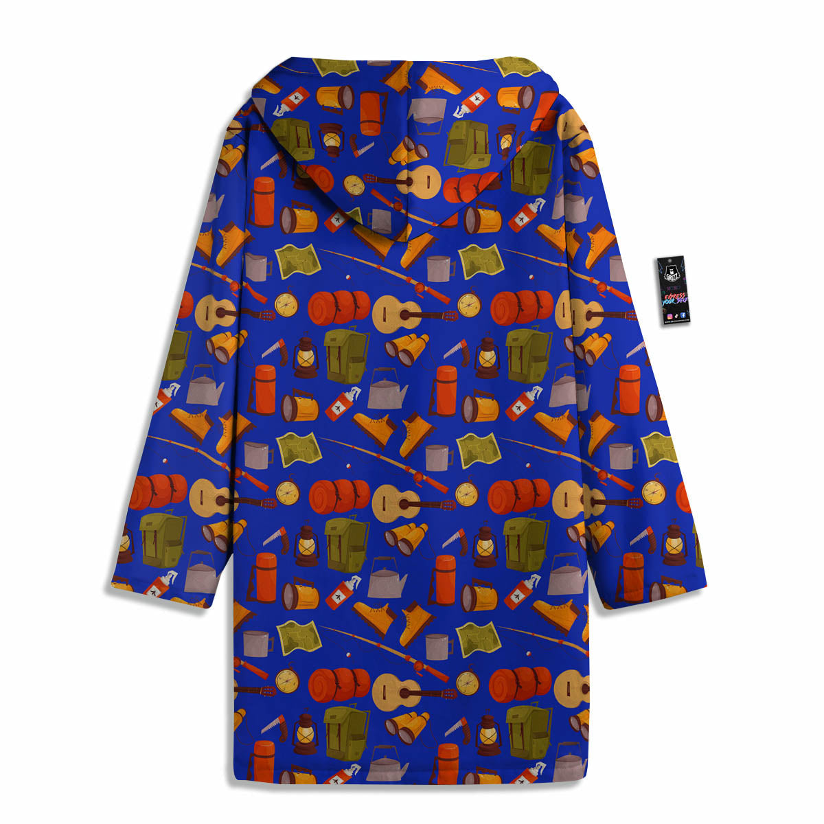 Picnic Camping Print Pattern Men's Windbreaker Jacket-grizzshop
