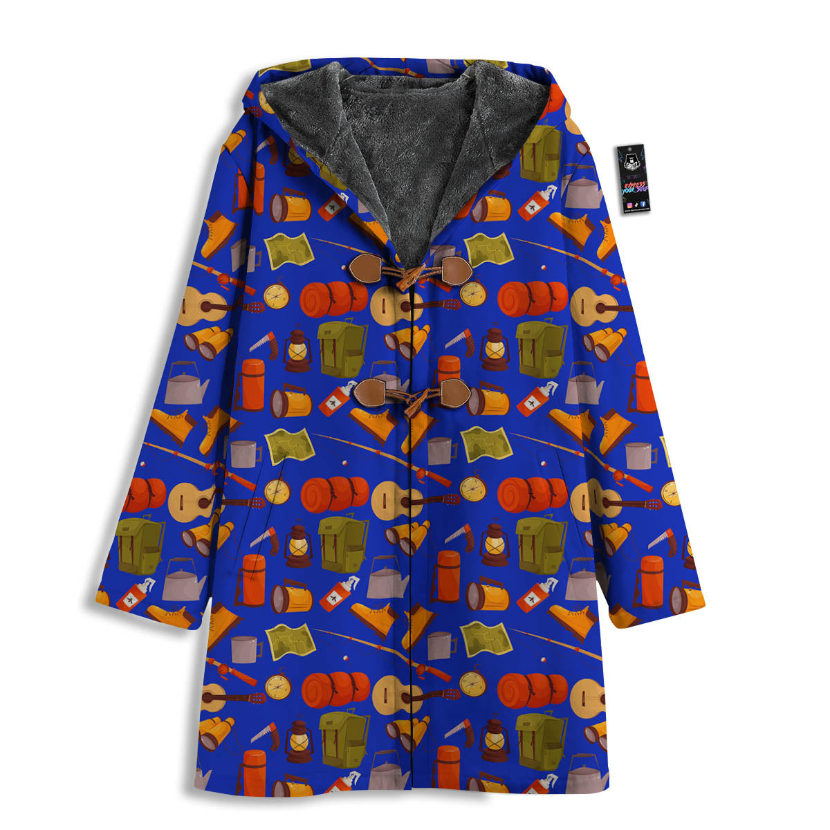 Picnic Camping Print Pattern Men's Windbreaker Jacket-grizzshop