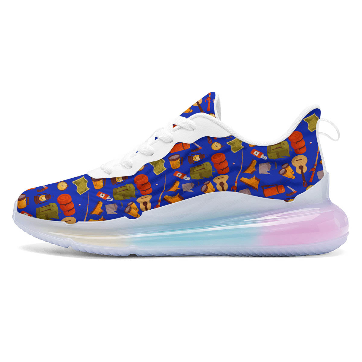 Picnic Camping Print Pattern Running Sneakers-grizzshop