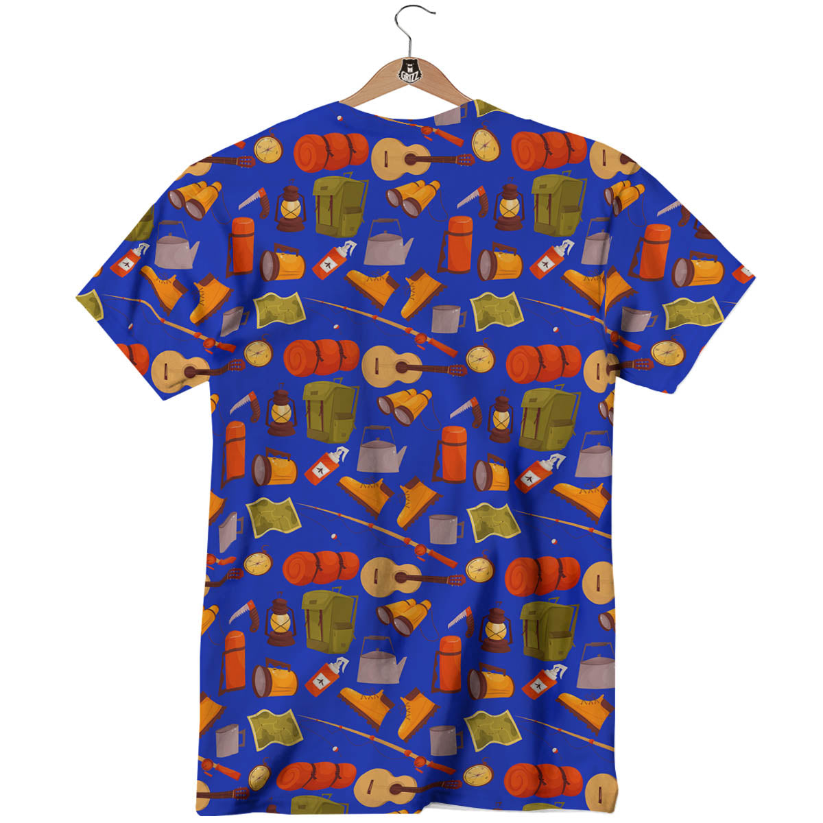 Picnic Camping Print Pattern T-Shirt-grizzshop