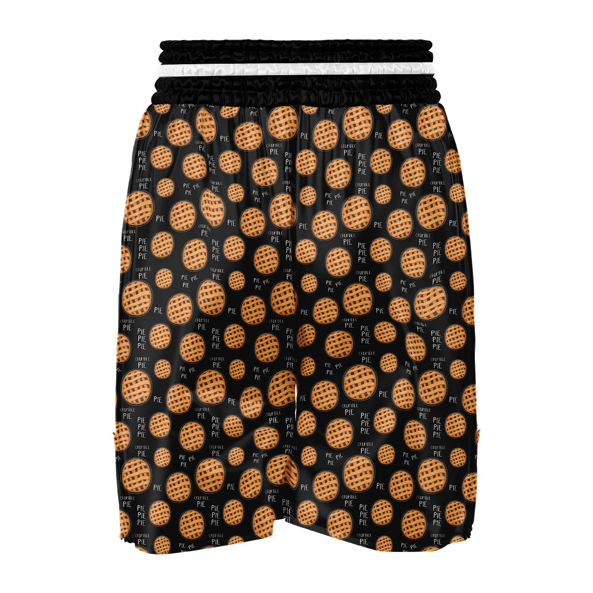 Pie Crumber Pie Print Pattern Boxing Shorts-grizzshop