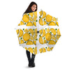 Pieces Pineapple Yellow Print Pattern Umbrella-grizzshop