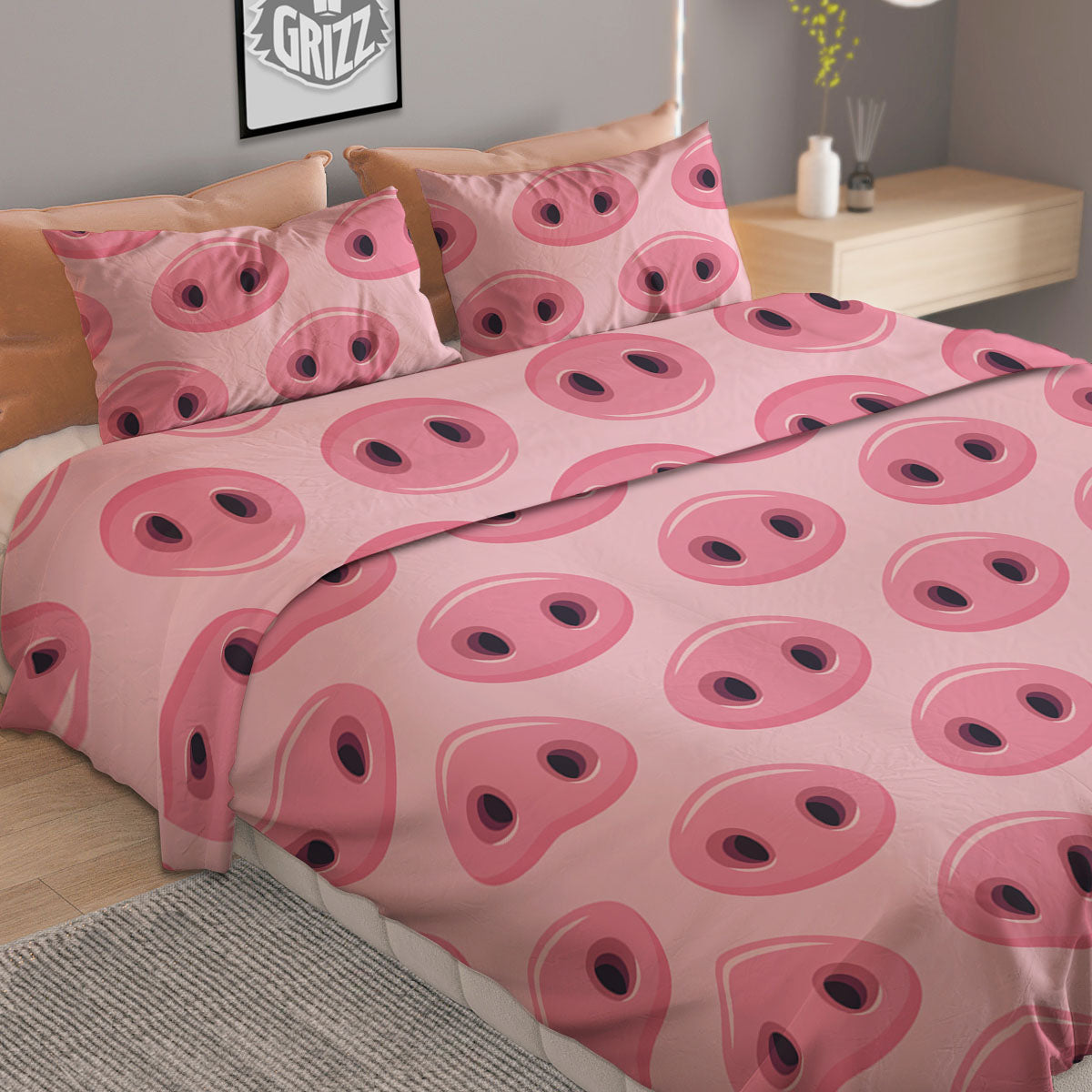 Patchwork Blue Denim Print Pattern Duvet Cover Bedding Set
