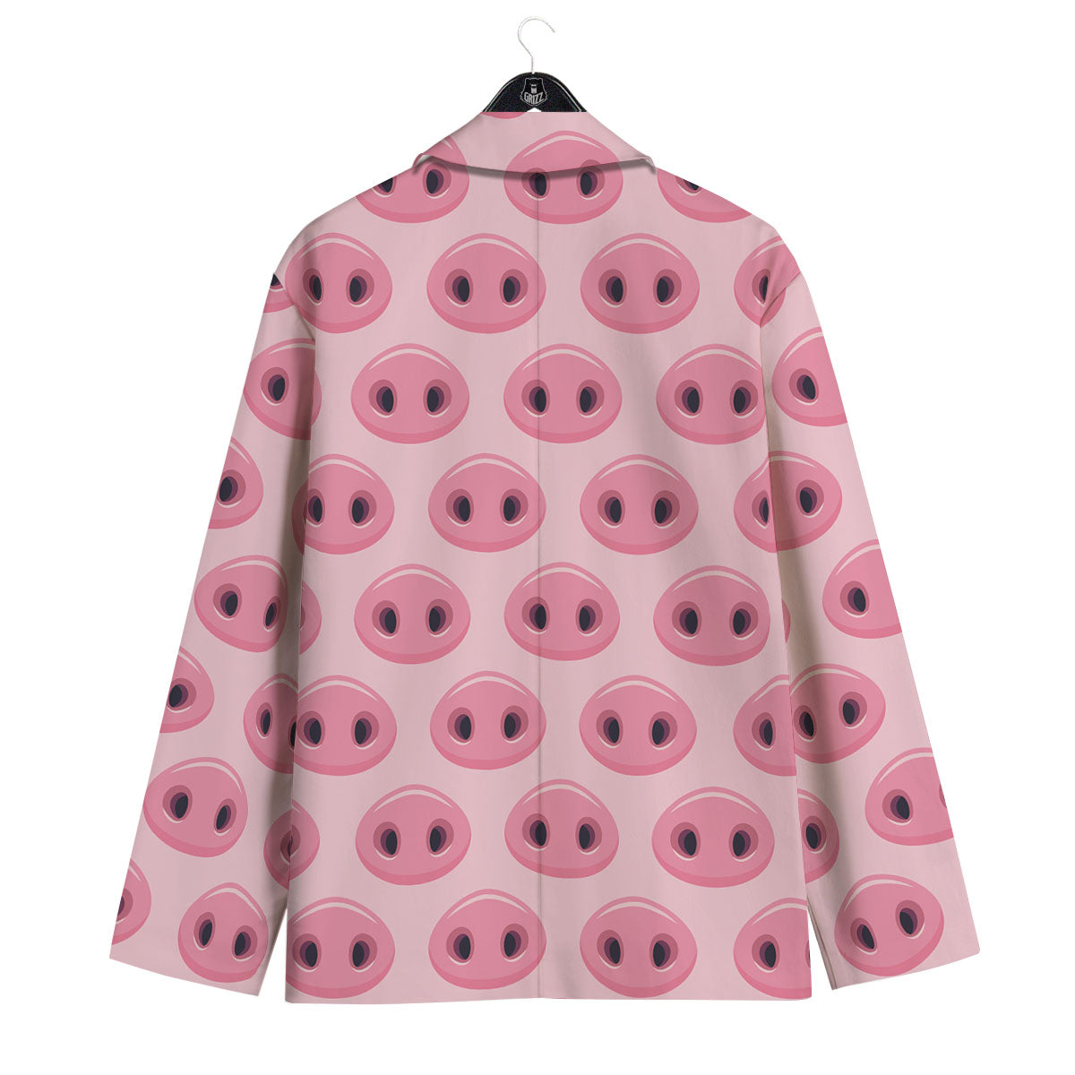 Pig Nose Pink Print Pattern Men's Sport Coat-grizzshop