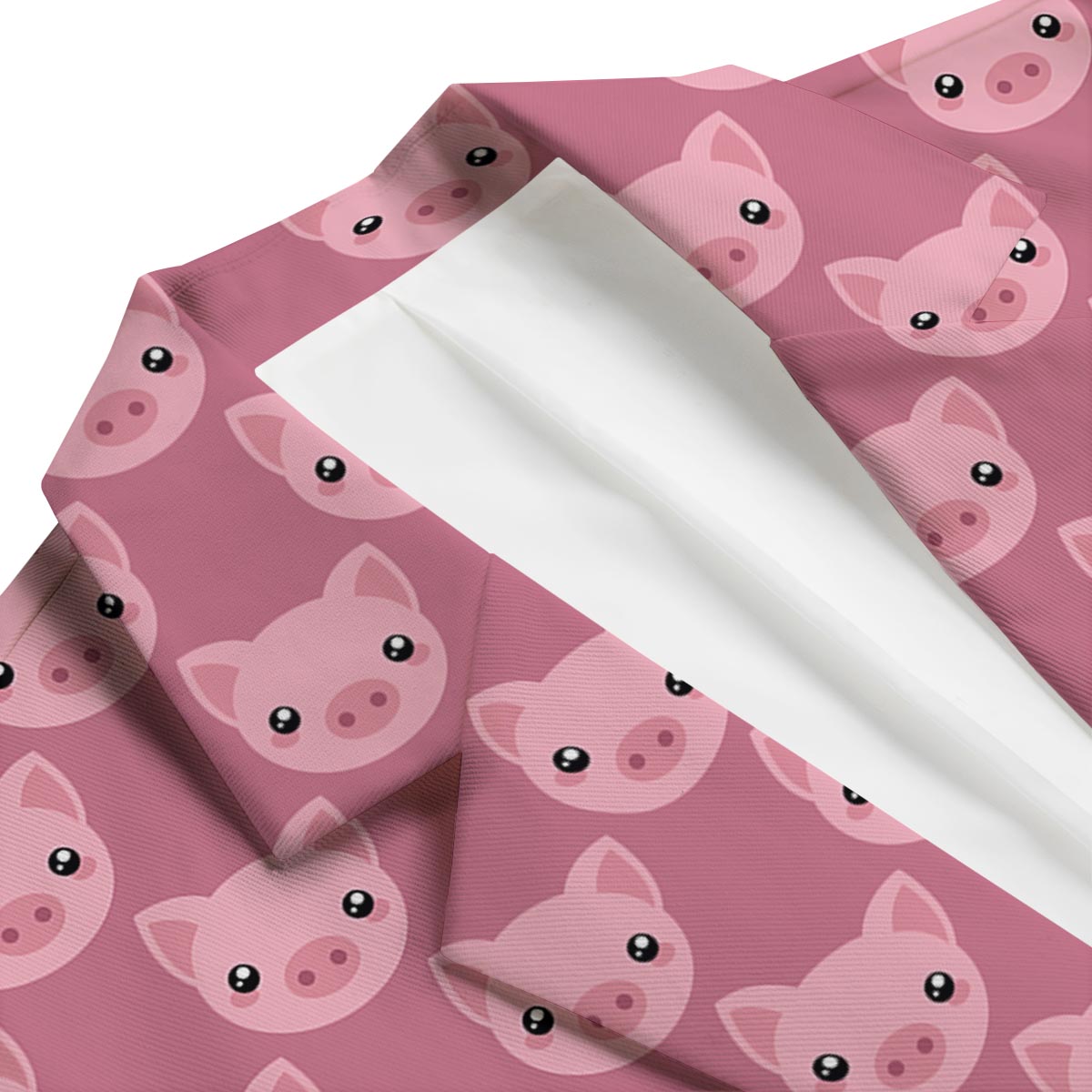 Pig Print Pattern Men's Blazer-grizzshop