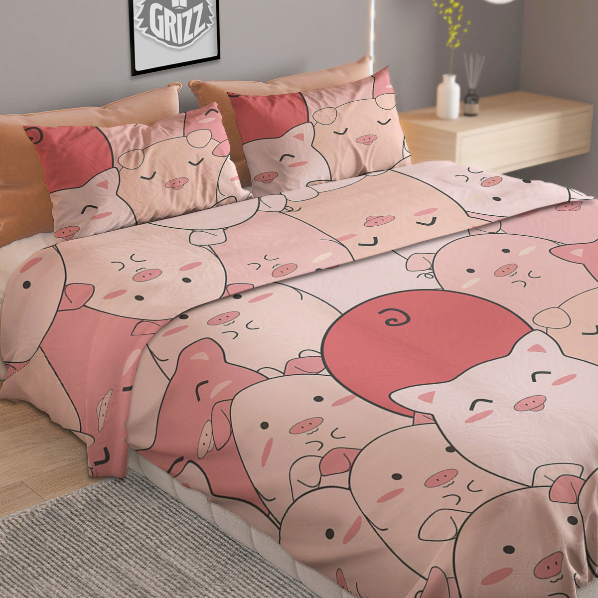 Patchwork Floral Vintage Print Pattern Duvet Cover Bedding Set