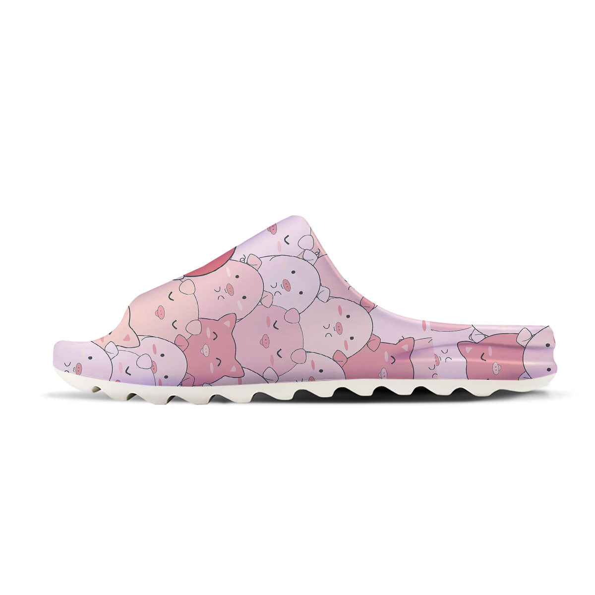 Pig Tail Pink Print Sandals-grizzshop