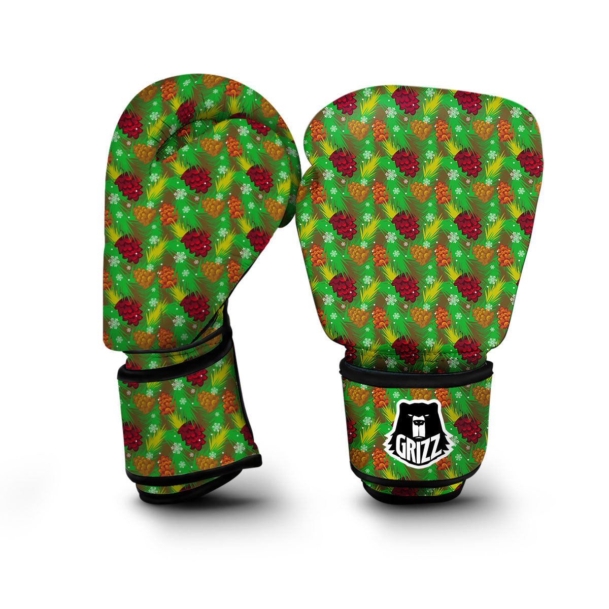 Pine Cone Christmas Boxing Gloves-grizzshop