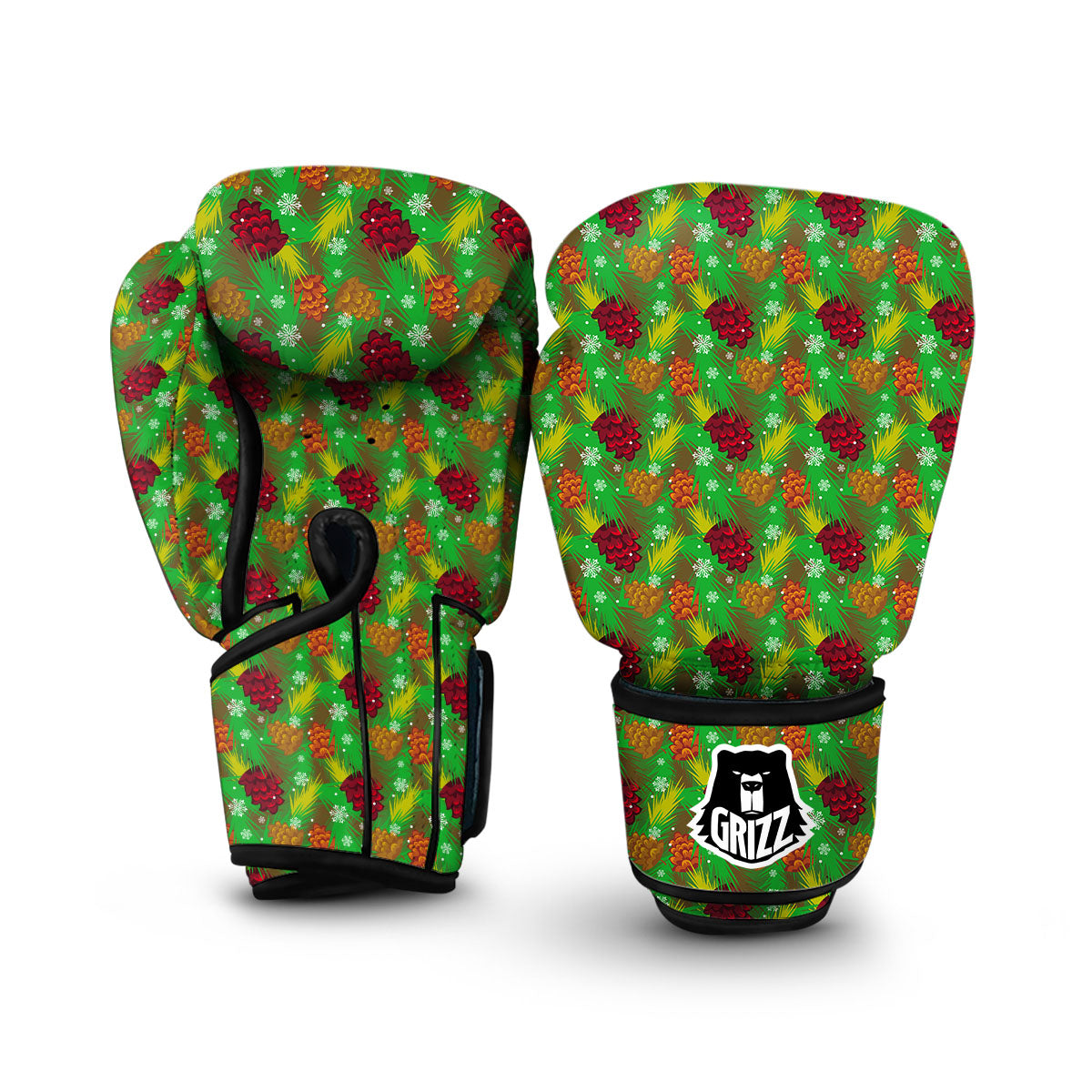 Pine Cone Christmas Boxing Gloves-grizzshop