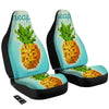 Pineapple 8-Bit Pixel Print Car Seat Covers-grizzshop