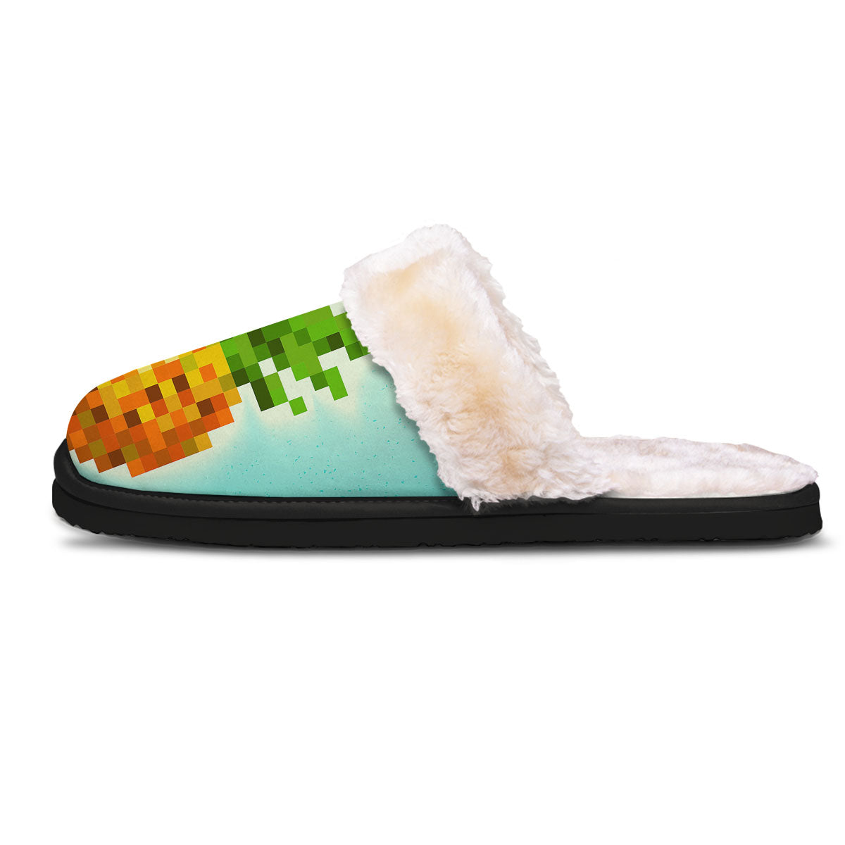 Pineapple 8-Bit Pixel Print Slippers-grizzshop