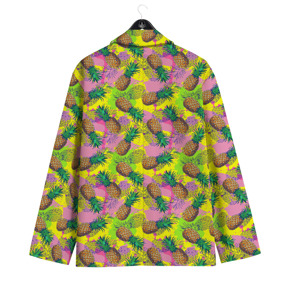 Pineapple Aloha Colorful Print Pattern Men's Sport Coat-grizzshop