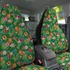 Pineapple Aloha Hibiscus Print Pattern Car Seat Covers-grizzshop